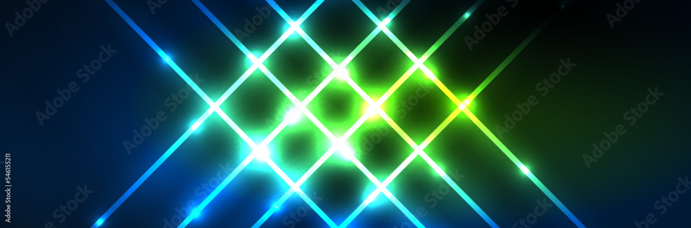 Neon glowing fluid wave lines, magic energy space light concept. Vector illustration for wallpaper, banner, background, leaflet, catalog, cover, flyer Neon glowing fluid wave lines, magic energy space light concept. Vector illustration for wallpaper, banner, background, leaflet, catalog, cover, flyer