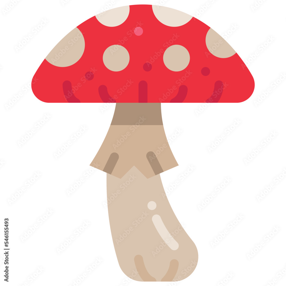 toadstool flat icon toadstool flat icon