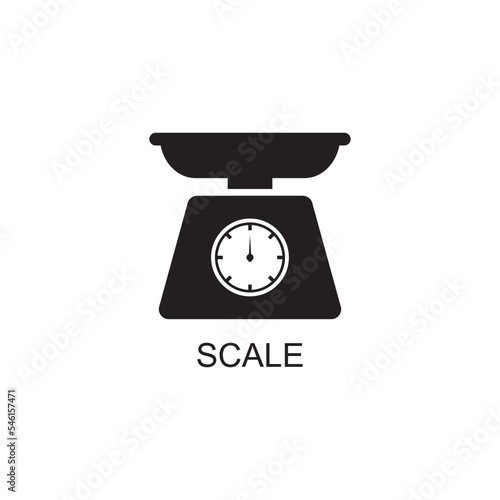 scale icon , weight icon vector