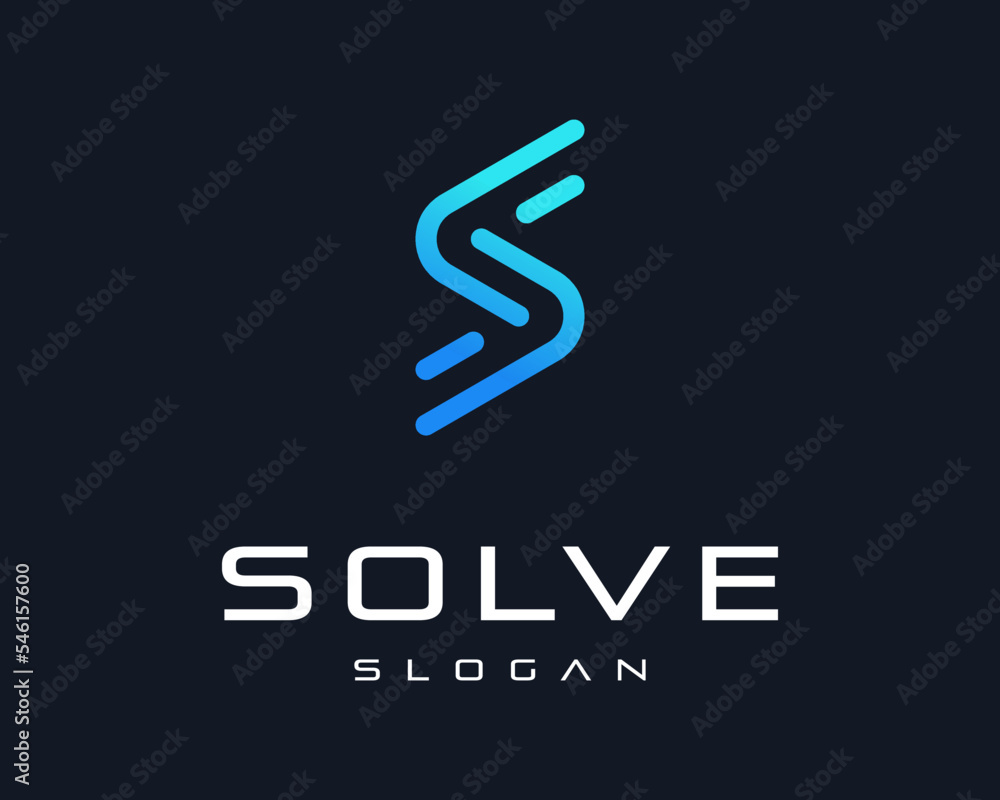Letter S Solution Technology Digital Line Innovation Futuristic Connection Vector Logo Design Letter S Solution Technology Digital Line Innovation Futuristic Connection Vector Logo Design