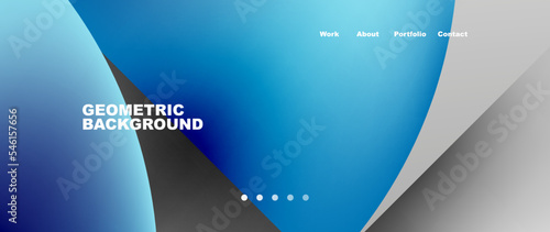 Circles and round elements abstract background design for wallpaper, banner, background, landing page, wall art, invitation, prints