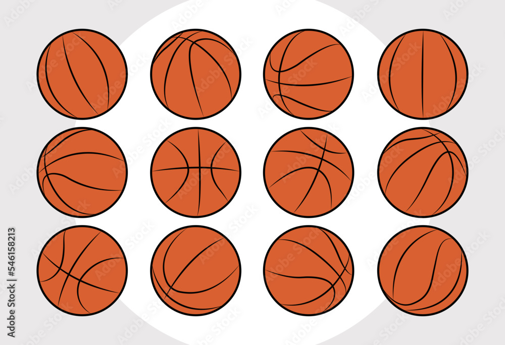 Basket Ball SVG Bundle, Ball Silhouette, Sports Ball Svg, Basket Ball Mom Svg, Football Svg,