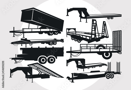 Big Tex Trailers SVG Bundle, Flatbed Trailer Svg, Trailer Park Svg, Flatbed Semi Truck Svg, Truck Svg, Semi Cargo Trailer Svg, Flatbed Gooseneck Trailer Svg, Hauling Svg 