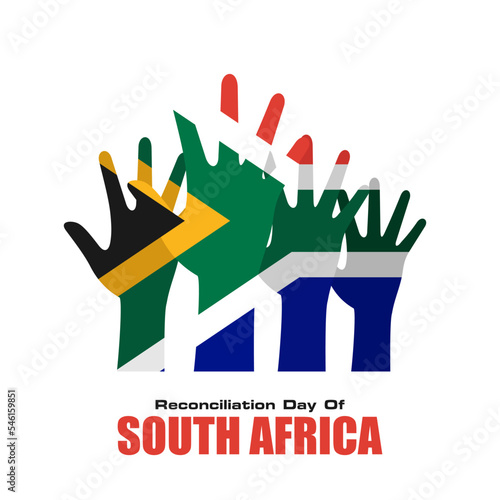 Reconciliation Day of South Africa Vector Illustration Vector Illustration. Suitable for greeting card poster and banner