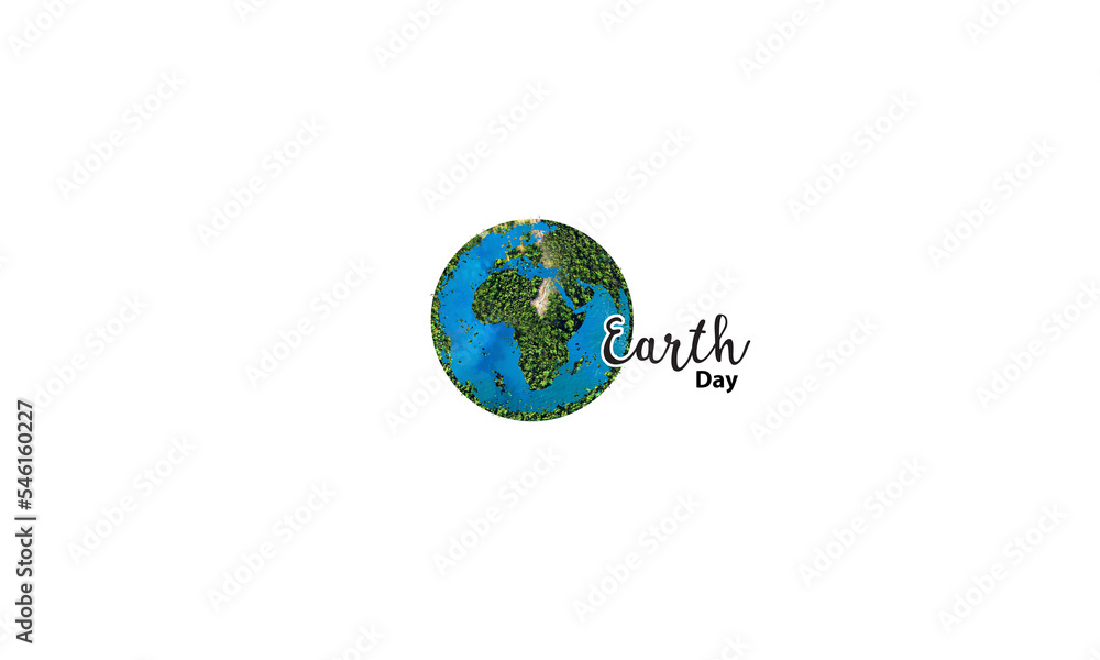World Earth day. Ecology concept. top view 3d rendering earth. World Earth day. Ecology concept. top view 3d rendering earth.