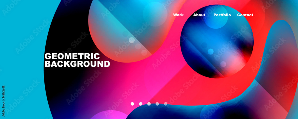 Geometric flowing shapes abstract background. Vector Illustration For Wallpaper, Banner, Background, Card, Book Illustration, landing page Geometric flowing shapes abstract background. Vector Illustration For Wallpaper, Banner, Background, Card, Book Illustration, landing page