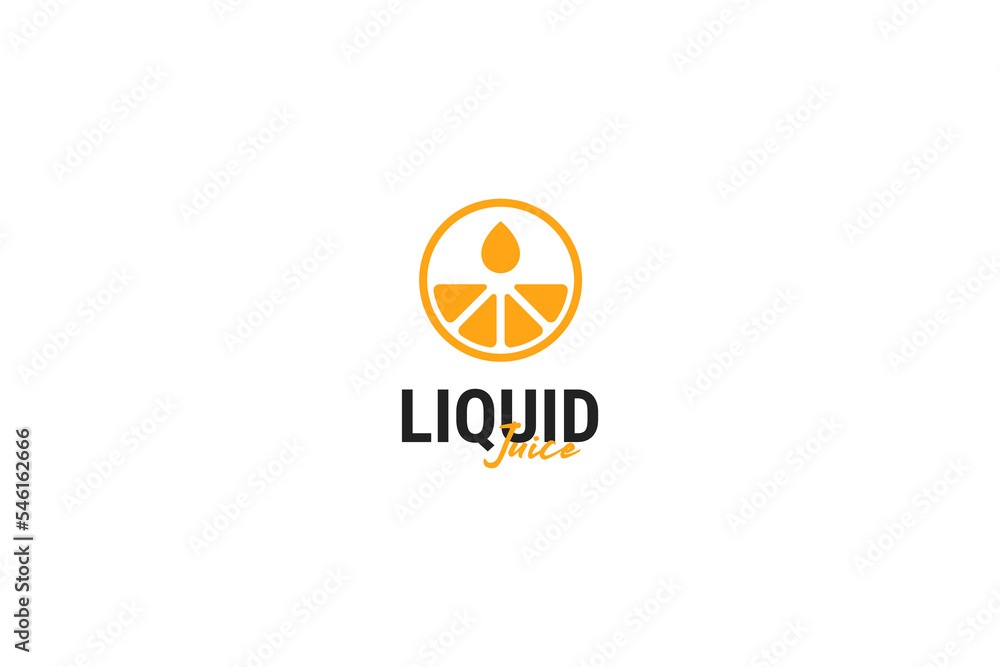 Fruit juice king logo design vector template illustration Fruit juice king logo design vector template illustration