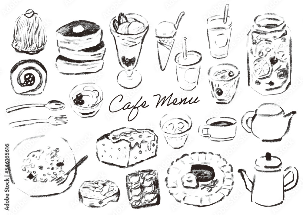 Cafe menu