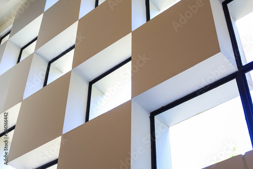 BEAUTIFUL CREAM COLOR MINIMALIST PATTERN WALL