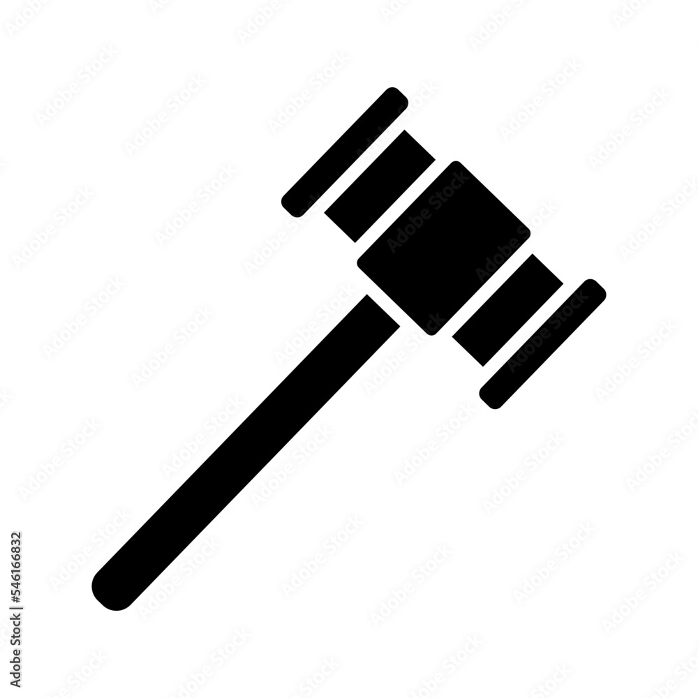 Gavel icon. sign for mobile concept and web design. vector illustration Gavel icon. sign for mobile concept and web design. vector illustration