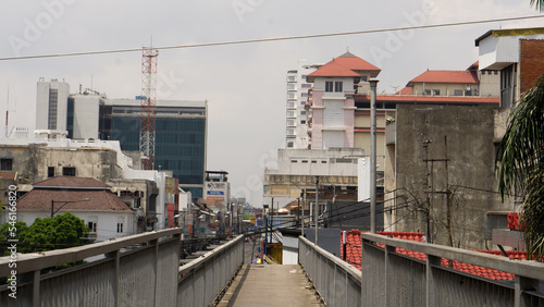 bridge for access to the city during the day