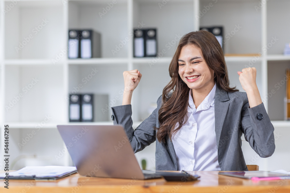 Young business Asian woman stressed while working, Tired asian businesswoman with headache at home office, payment stressed and confused by calculate expense from invoice or bill tax.
Young business Asian woman stressed while working, Tired asian businesswoman with headache at home office, payment stressed and confused by calculate expense from invoice or bill tax.