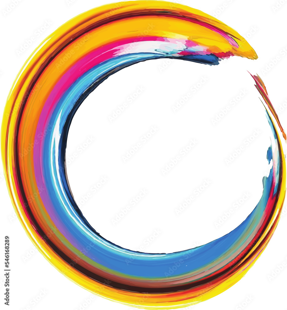 Fototapeta premium Cilcle Color full