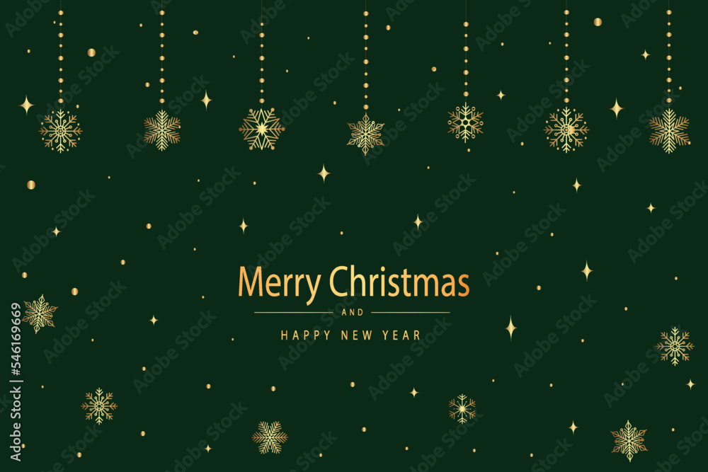 Merry Christmas and Happy New Year greeting card. Merry Christmas and Happy New Year greeting card.