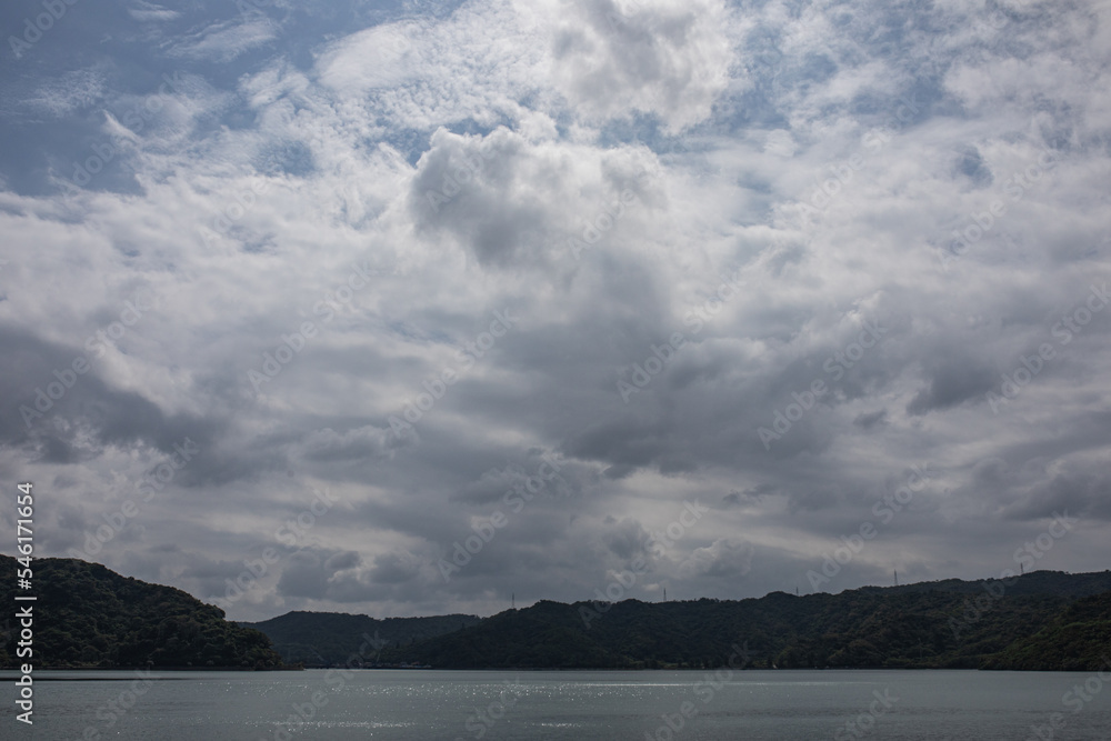 沖縄の空と海