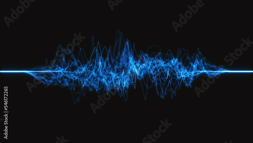 Look Audio Waveform Graph, Sound Waves Frequency, Hud User Interface Background Element, Audio Visualizer, Sound Analyzer Screen