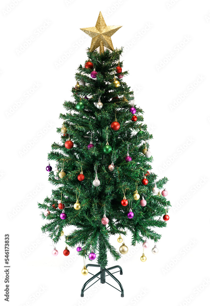 Close up on Christmas tree with decoration Close up on Christmas tree with decoration