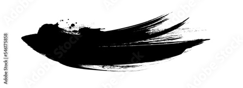 筆の筆跡。筆で描かれたライン。正月素材。和風素材。