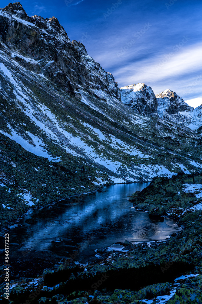 Obraz premium The Great Cold Valley, Tatra National Park, Slovakia.
