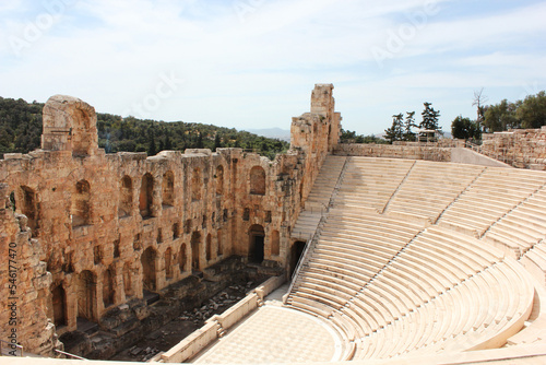 Theater of Herodes Atticus in the Acropolis of Athens, Greece