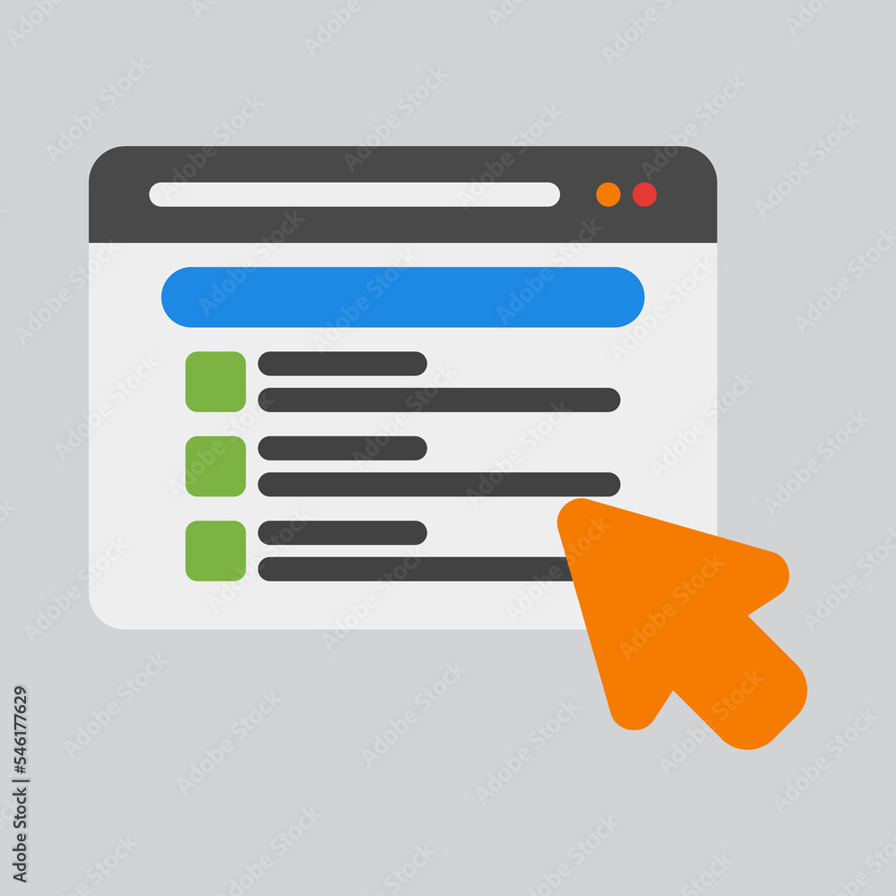 Exam website icon in flat style, use for website mobile app presentation Exam website icon in flat style, use for website mobile app presentation