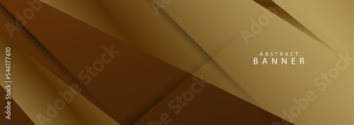 Abstract geometric gold color vector design background