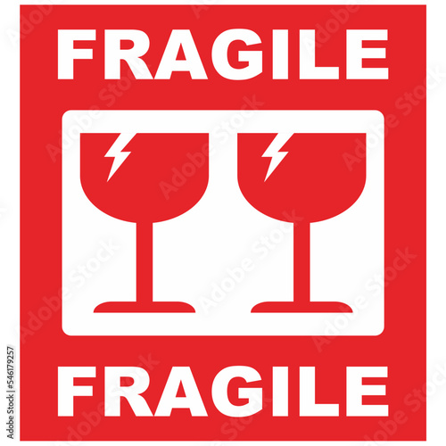 Fragile symbol vector for packaging