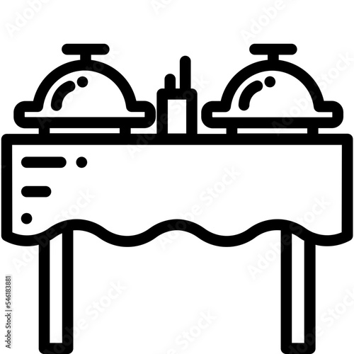 buffet restaurant icon