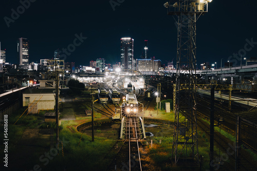 Wallpaper Mural 黄金跨線橋　転車台と夜景 Torontodigital.ca