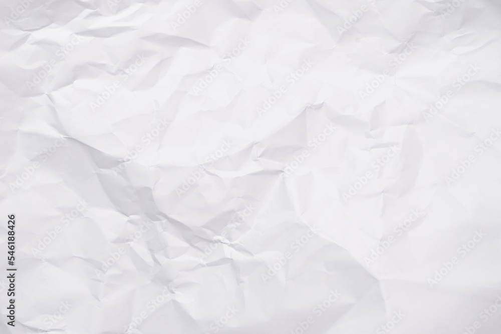 White crumpled paper texture background, clean white wrinkled paper, top view. White crumpled paper texture background, clean white wrinkled paper, top view.