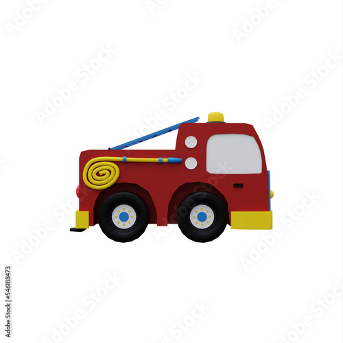 cartoon Fire truck
