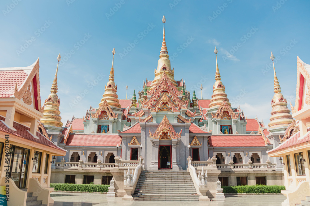wat tang sai temple at prachuab kiri khan province in thailand