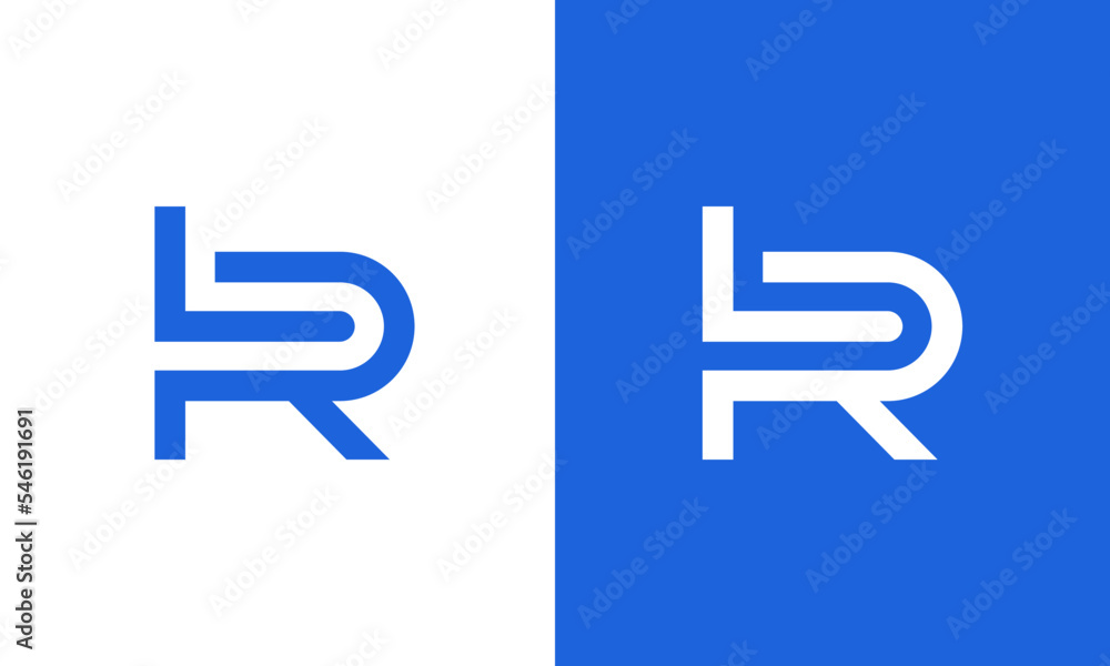 RL, LR initial letters monogram logo concept icon Stock Vector | Adobe ...