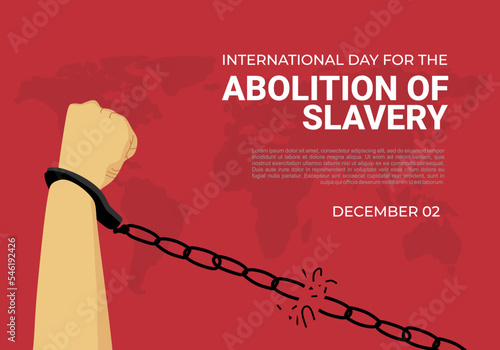 International day for the abolition of slavery celebrate on december 2