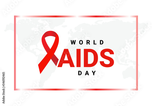 World aids day background c...