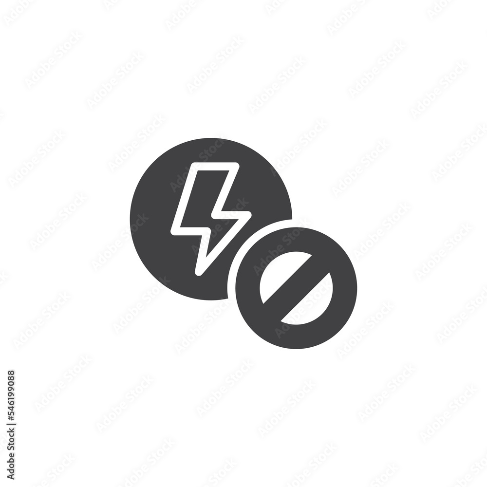 Energy crisis vector icon Energy crisis vector icon