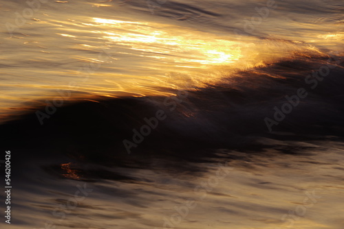 Landscape photo of golden waves © kazuhira