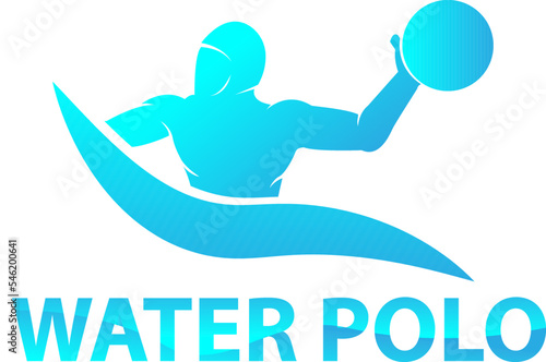 logo water polo sport logo