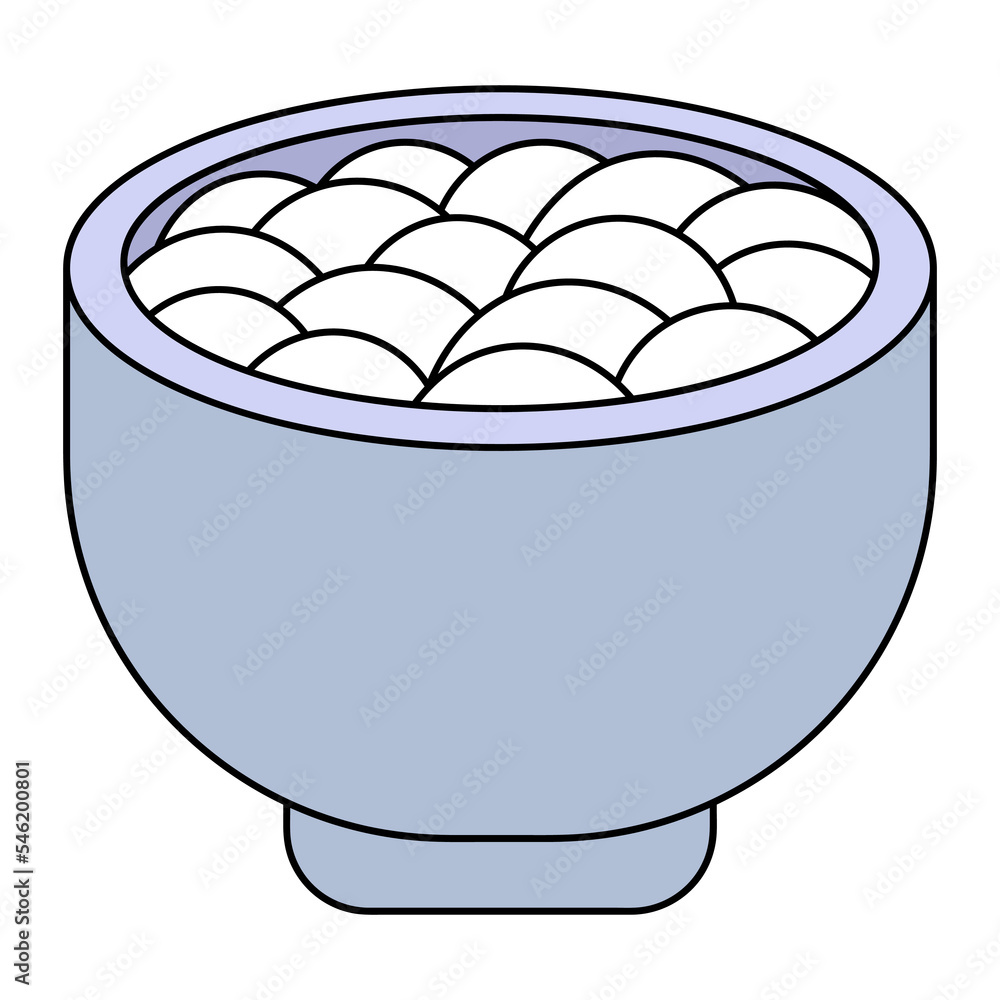 Mashed potatoes in a bowl. Delicious soup in a bowl. Color vector illustration. Cartoon style. Baby porridge in a cup. Isolated background. Idea for web design, menu. Mashed potatoes in a bowl. Delicious soup in a bowl. Color vector illustration. Cartoon style. Baby porridge in a cup. Isolated background. Idea for web design, menu.