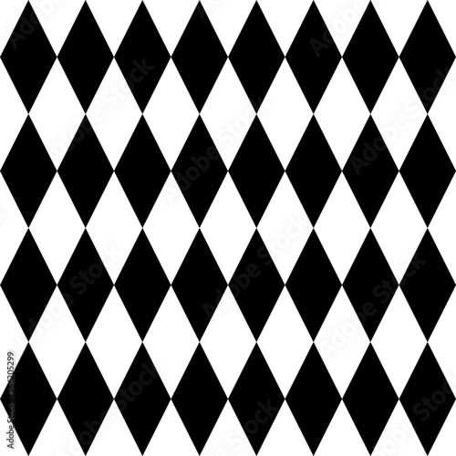 Rhombus seamless pattern. Simple vector geometric background.