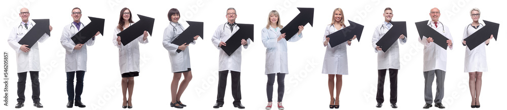 group of successful business people with black arrow group of successful business people with black arrow