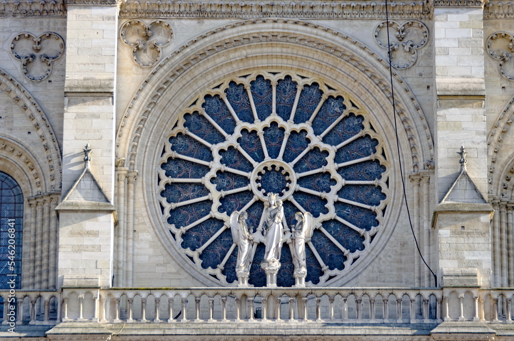 Rosace de la Cathédrale Notre-Dame.