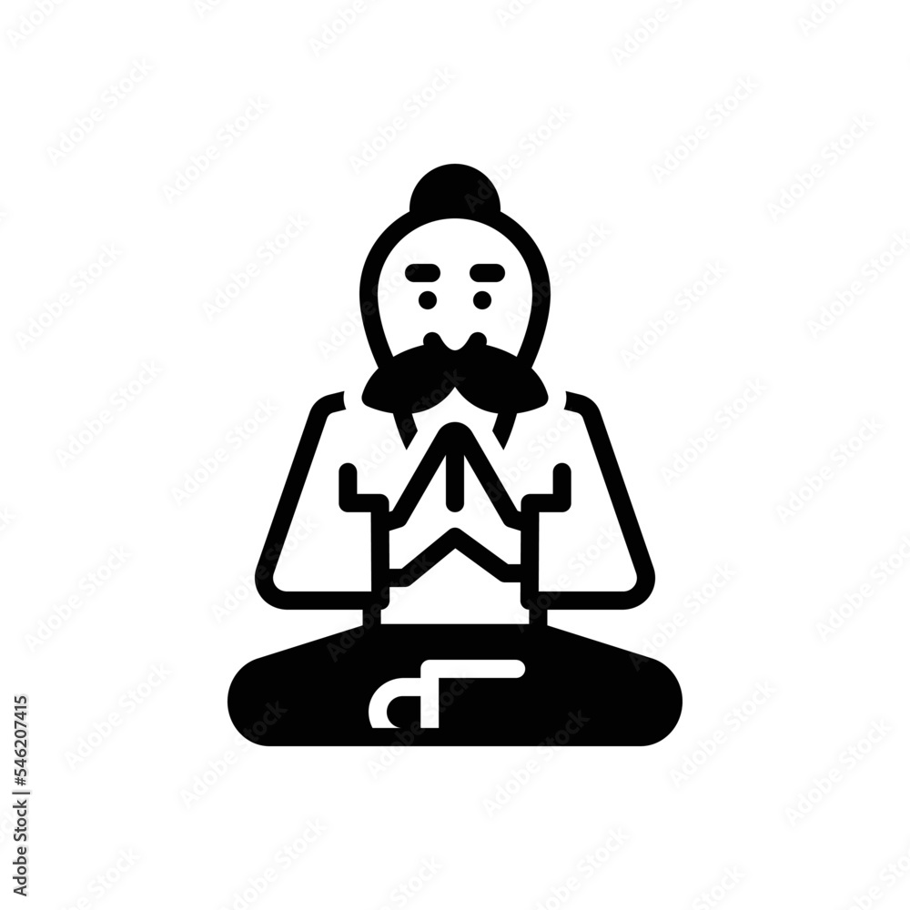 Black solid icon for master Black solid icon for master