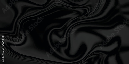 Black silk background . Black satin background texture . abstract background luxury cloth or liquid wave or wavy folds of grunge silk texture material or smooth luxurious .