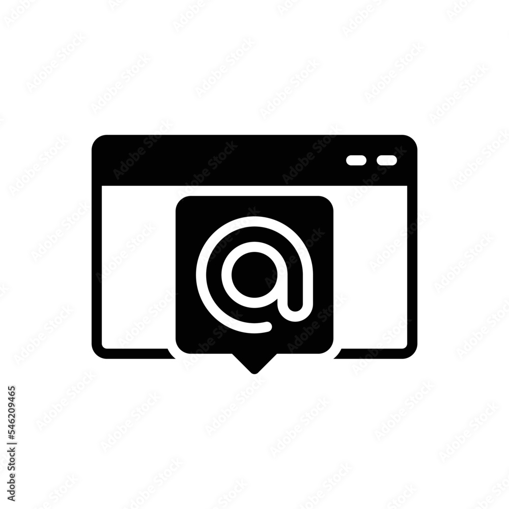 Black solid icon for alias Black solid icon for alias