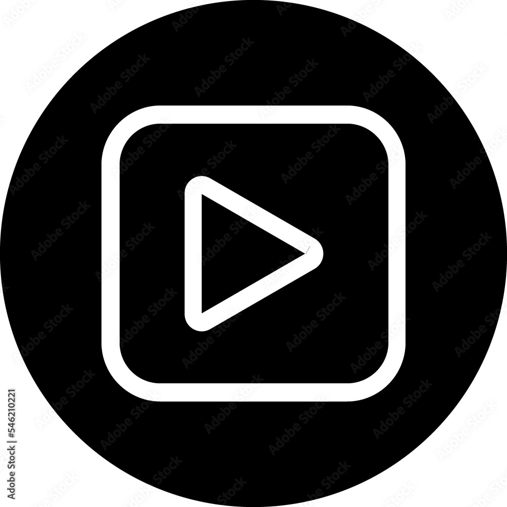 Play button glyph icon Play button glyph icon