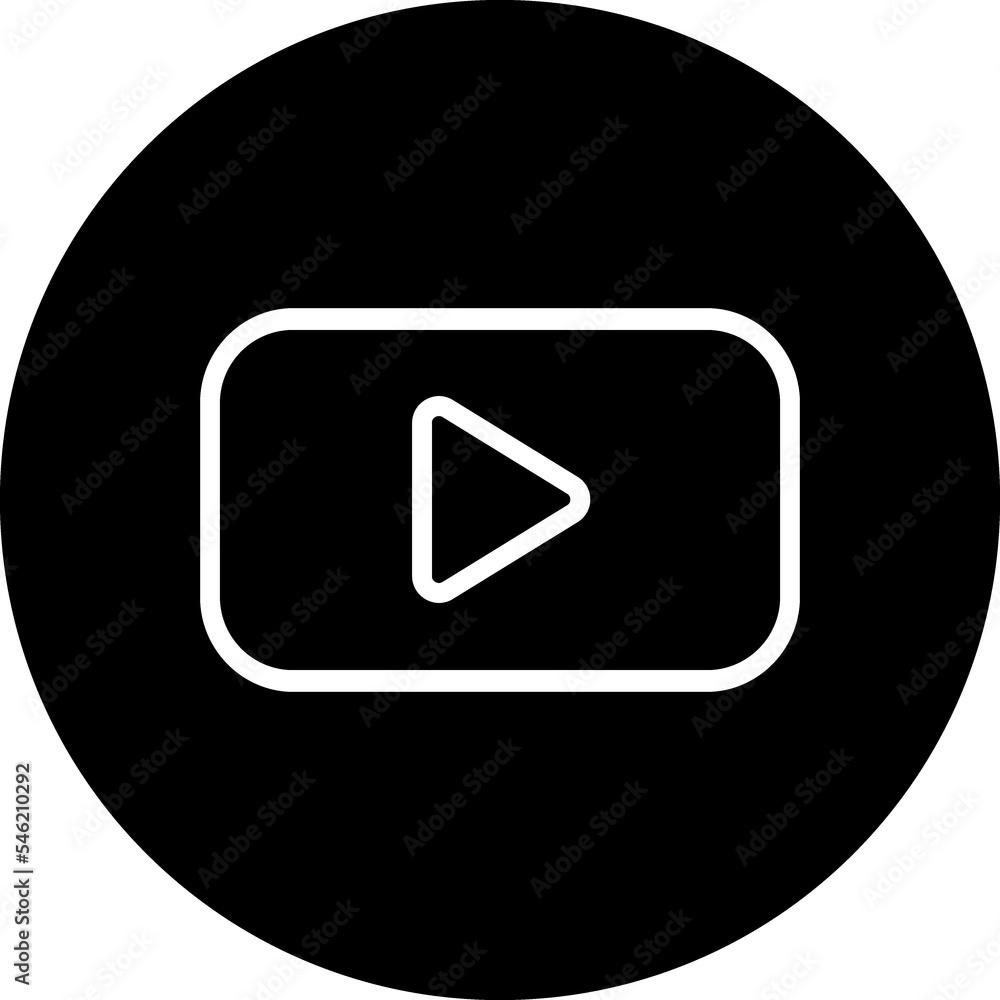 Play button glyph icon Play button glyph icon