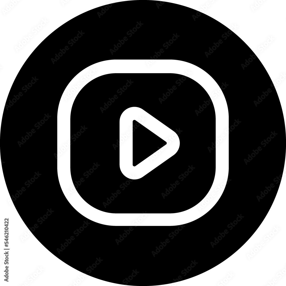Play button glyph icon Play button glyph icon