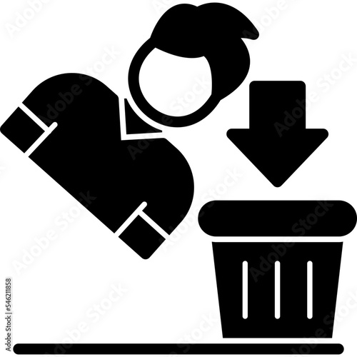 Thrown Away Icon