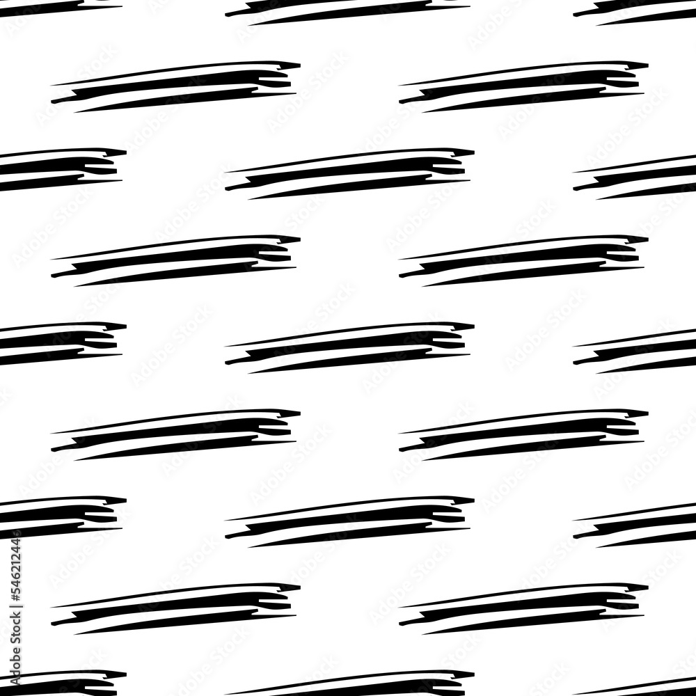 Seamless pattern with black pencil brushstrokes Seamless pattern with black pencil brushstrokes